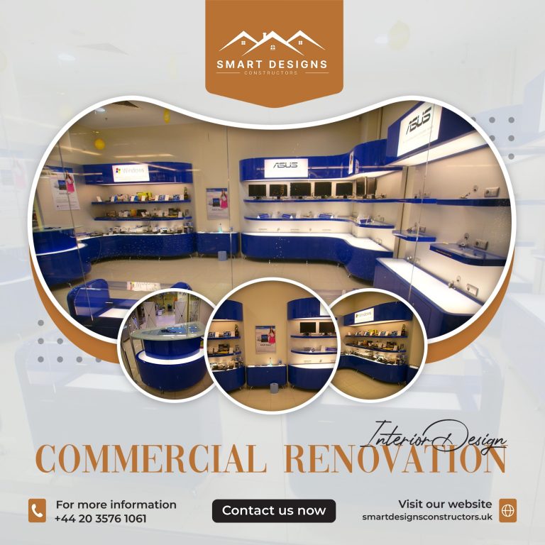 ⚒️Smart Designs Constructors Ltd. – Your Specialist Commercial Remodelling Partner in London⚒️.